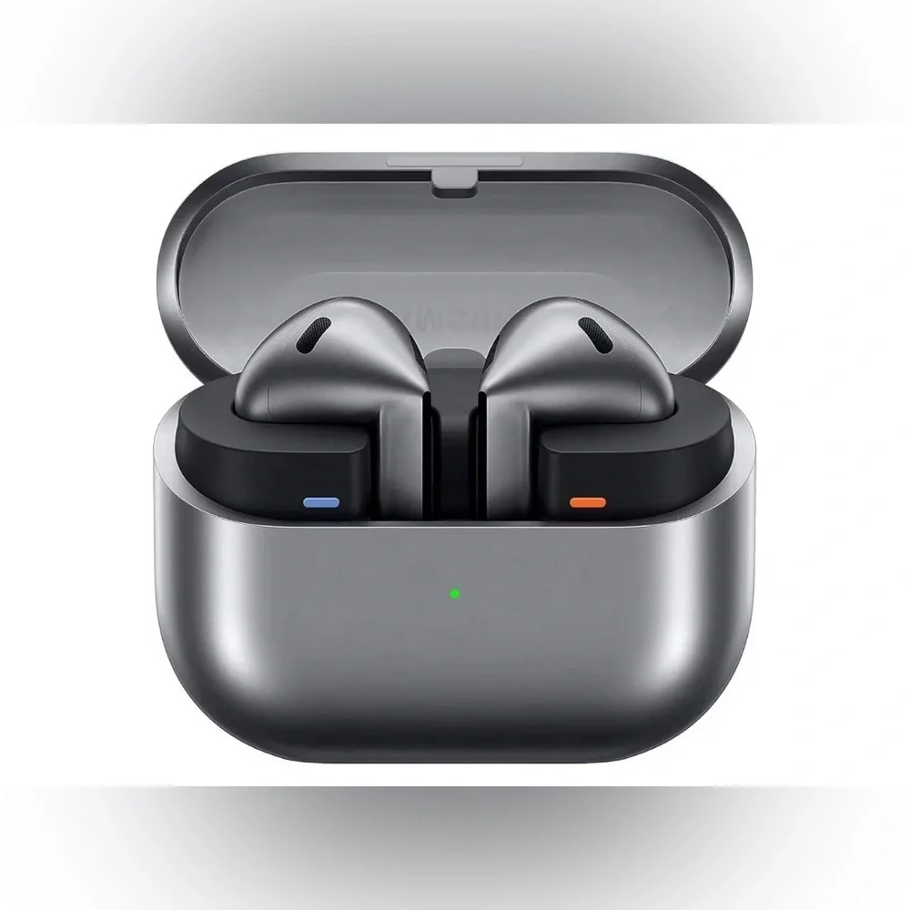 Wireless Bluetooth Earbuds with Charging Case - Silver